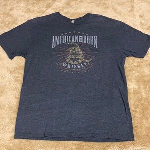 🔥American Born Whiskey Short Sleeve Shirt